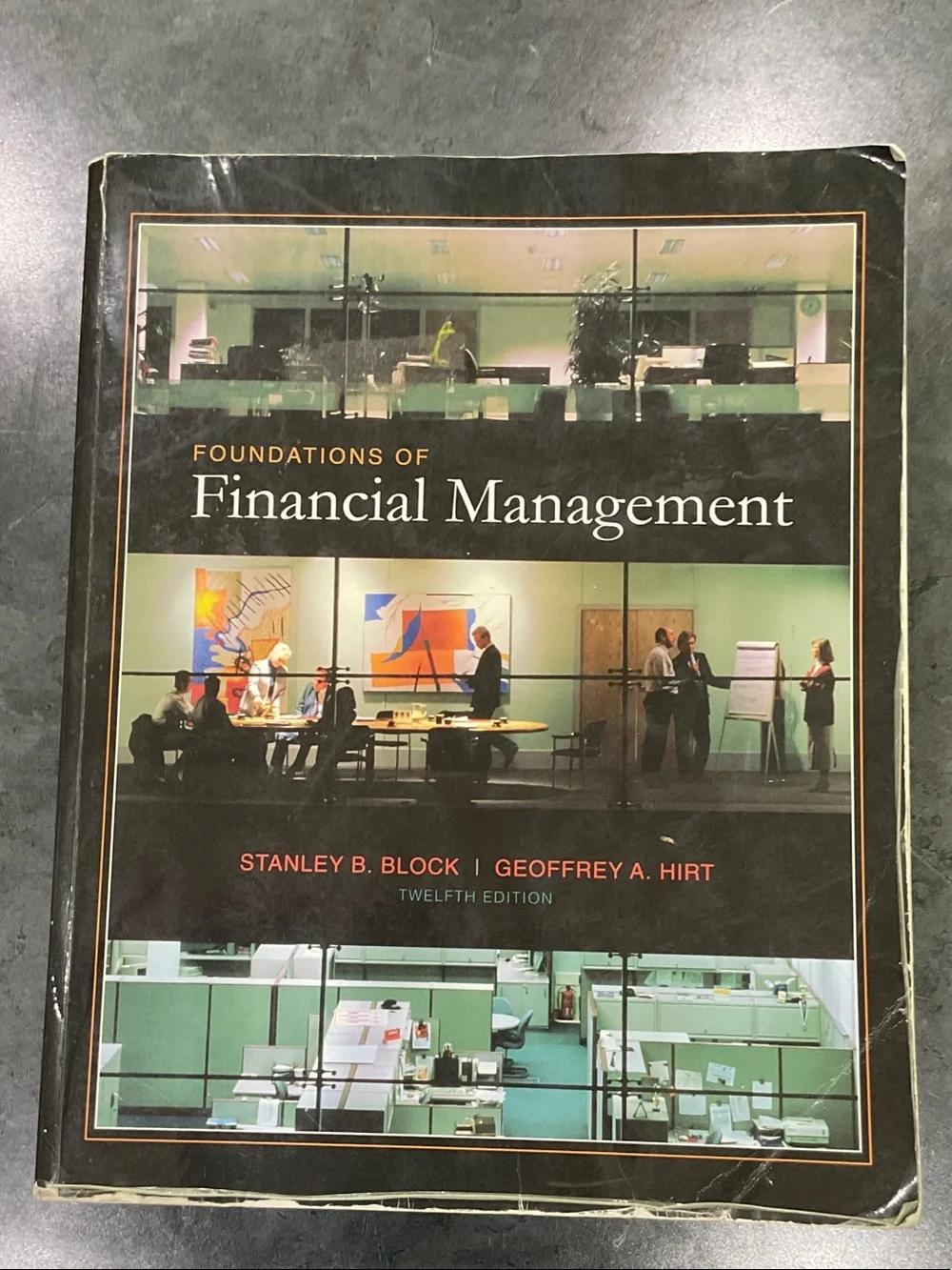 Foundations of Financial Management Hardcover Textbook - Black